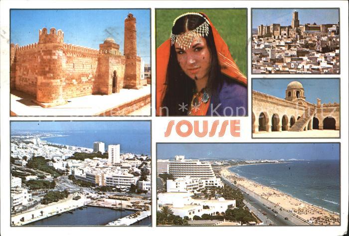 SOUssE  Tunesie Fliegeraufnahme Strand Gesamtansicht Tempe
