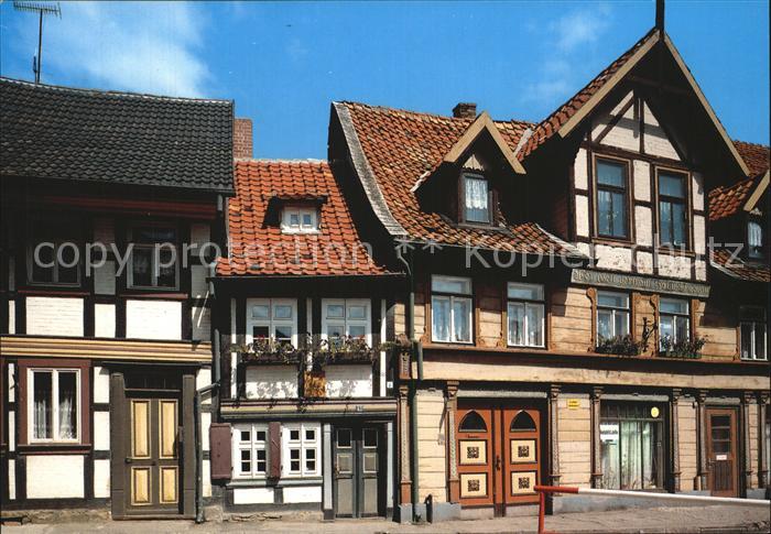 Werningerode Steinrode Haeuser an der Kochstrasse