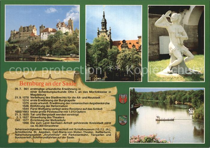 Bernburg Saale Renaissanceschloss Denkmal