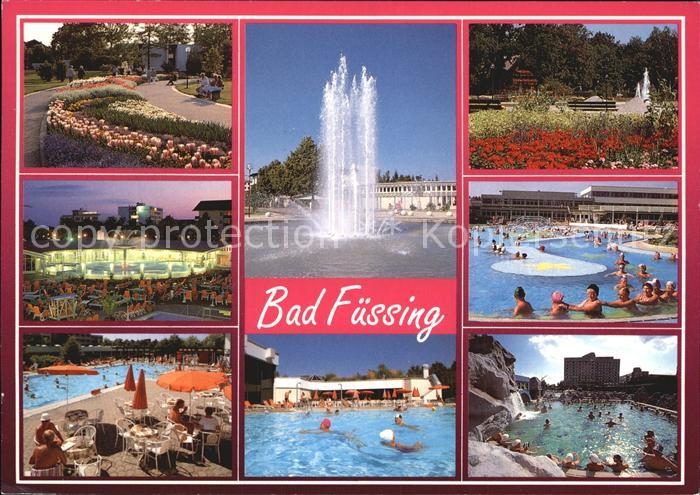 Bad Fuessing Kurpark Thermalquellen Fontaene