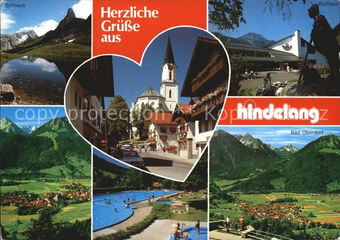 Hindelang Schneck Gesamtansicht Schwimmbad Bad Oberdorf