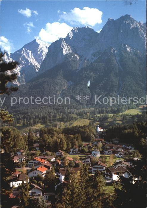 Grainau Alpenspitze Kleinen und Grosse Waxenstein