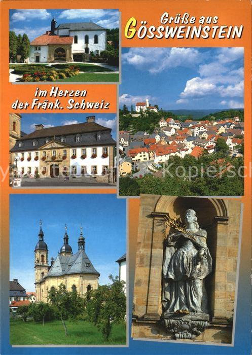 Goessweinstein Gesamtansicht Kirche Rathaus