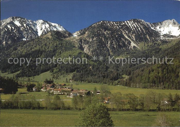 Bayrischzell Gaitau mit Miesing und Aiplspitz