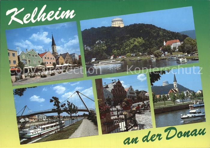 Kelheim Donau Partie an der Donau Altstadt Bruecke