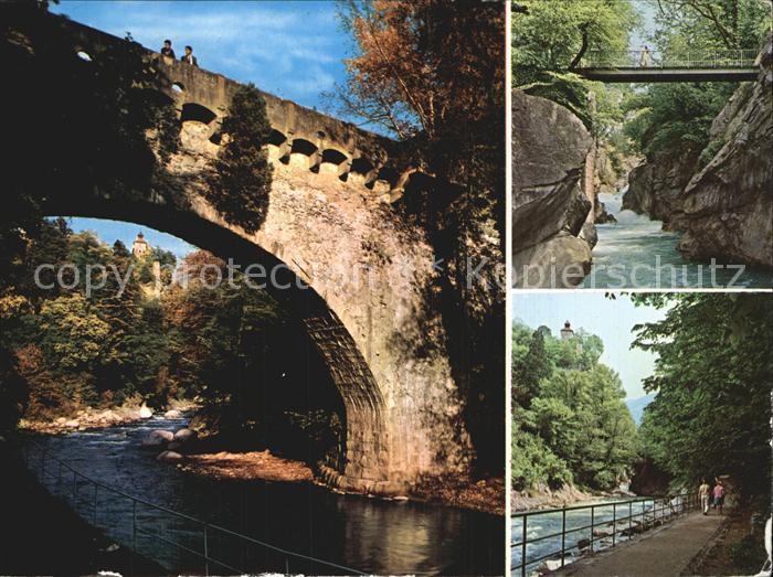 Meran Merano Gilfpromenade Steinerner Steg Ponte Romano