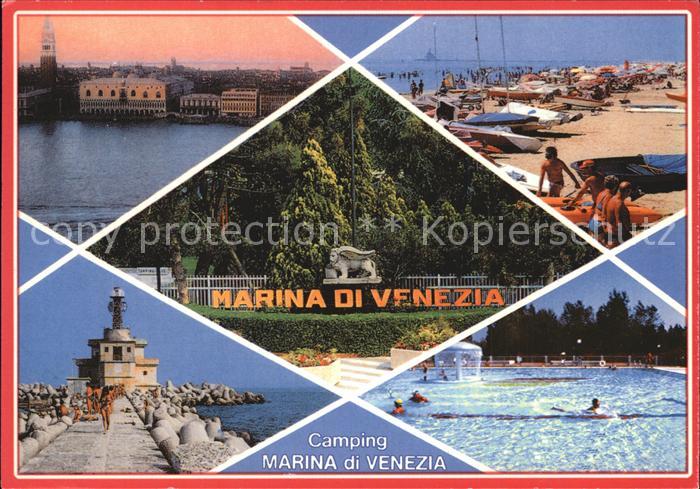 Punta Sabbioni Campingplatz Marina di Venezia Pool Strand Venedig