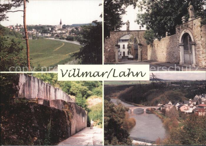 Villmar Pfarrkirche Sankt Peter und Paul Stadtmauer Bruecke