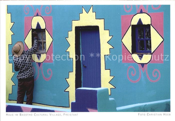 Suedafrika Southafrica RSA Haus im Basotho Cultural Village