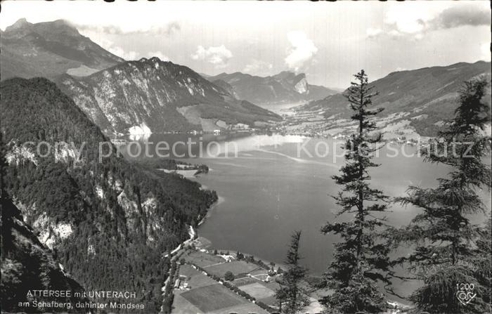 Unterach Attersee Schafberg Mondsee
