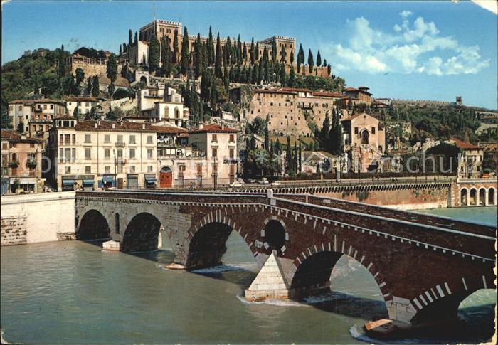 Verona Veneto Ponte Pietra Roemisches Theater Sankt Peter
