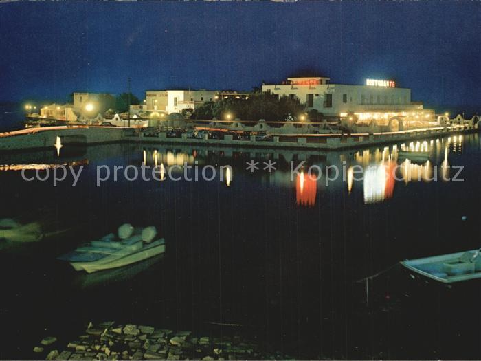 Lecce Porto Cesareo Felsen Nacht