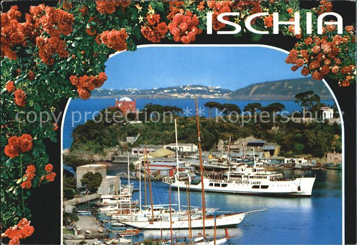 Ischia Insel Paradies im Mittelmeer Segelboote Panorama