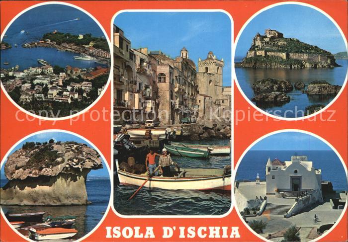 Ischia Isola Stadtansicht Santa Maria del Soccorso in Forio