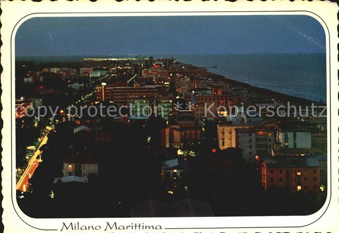 Milano Marittima Nachtaufnahme Panorama