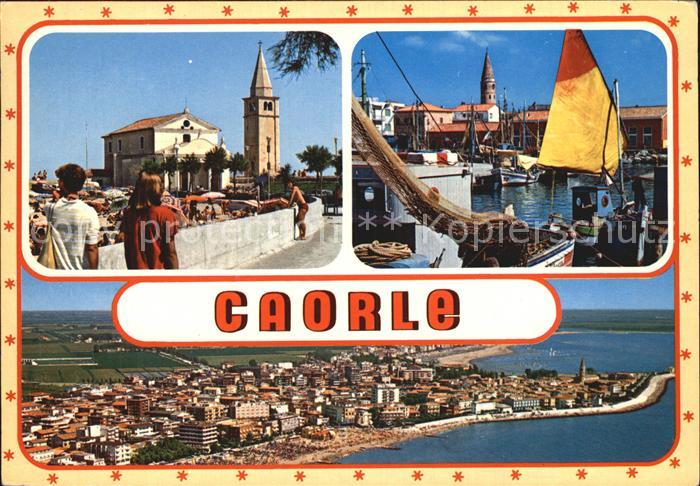 Caorle Venezia Hafen Strand