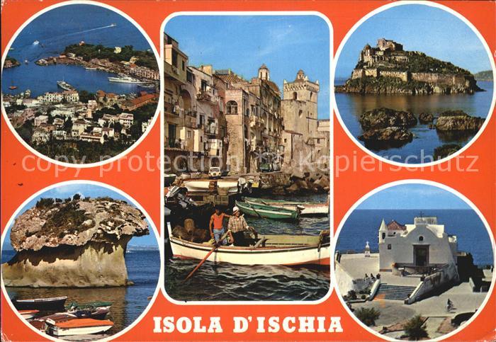 Ischia Panorama Hafen Meer