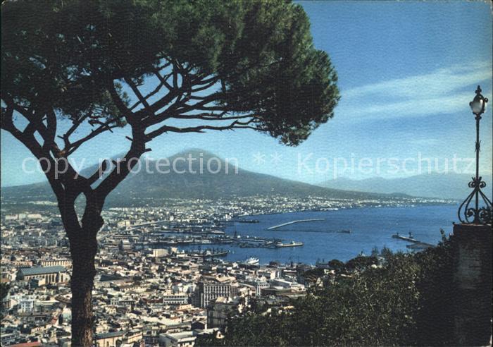Napoli Neapel Panorama Vesuv