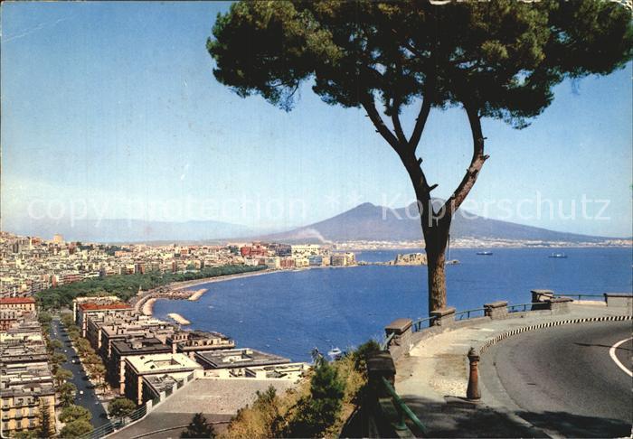 Napoli Neapel Panorama Via Orazio