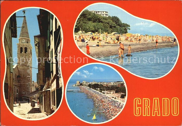 Grado Gorizia Dom Strand Luftbild