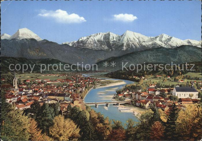 Bad Toelz Altstadt Badeteil mit Juiten Demmljoch