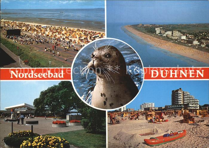 Duhnen Nordsee Cuxhaven Strand Luftaufnahme