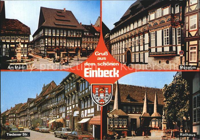 Einbeck Niedersachsen Markt Museum Tiedexer Strasse Rathaus