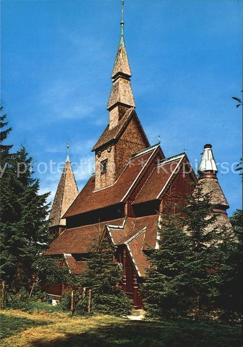 GOSLAR Harz Niedersachsen Hahnenklee Nordische Stabkirche