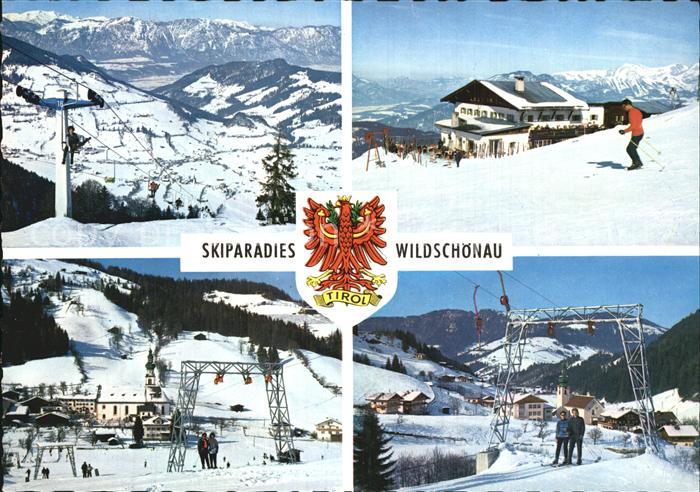 Wildschoenau Tirol Skiparadies Niederau Sessellift Marchbachjoch Oberau Auffach