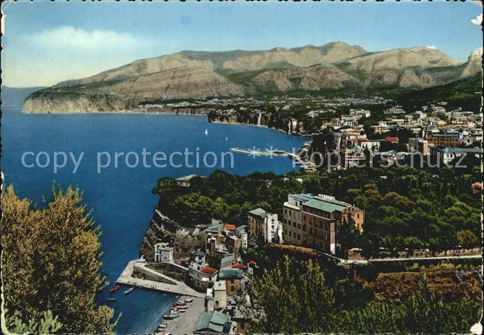 Sorrento Campania Panorama Blick von Capodimonte