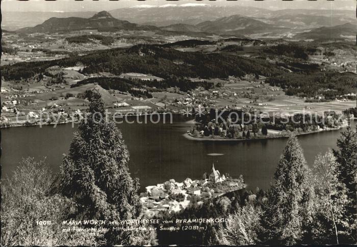 Maria Woerth Woerthersee Blick vom Pyramidenkogl
