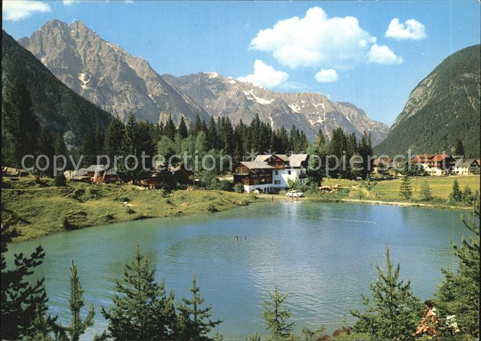 Leutasch Weidach Muehlecksee Wetterstein