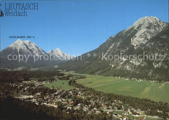 Leutasch Weidach Panorama