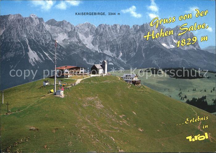 Hopfgarten Brixental Gipfelrestaurant Hohe Salve Kaisergebirge