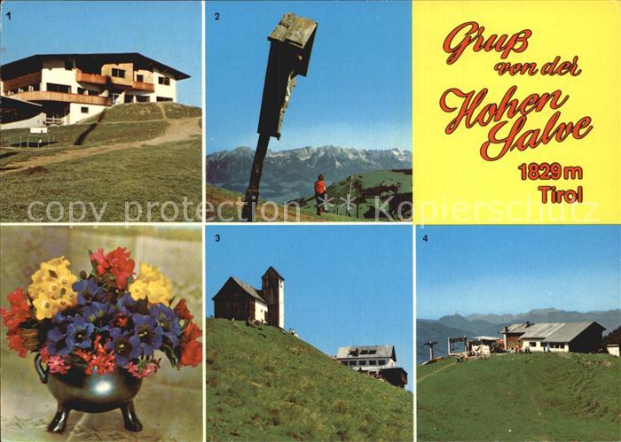 Hopfgarten Brixental Hohe Salve Bergrestaurant Kirche Gipfelhaus Alpengasthof Ri