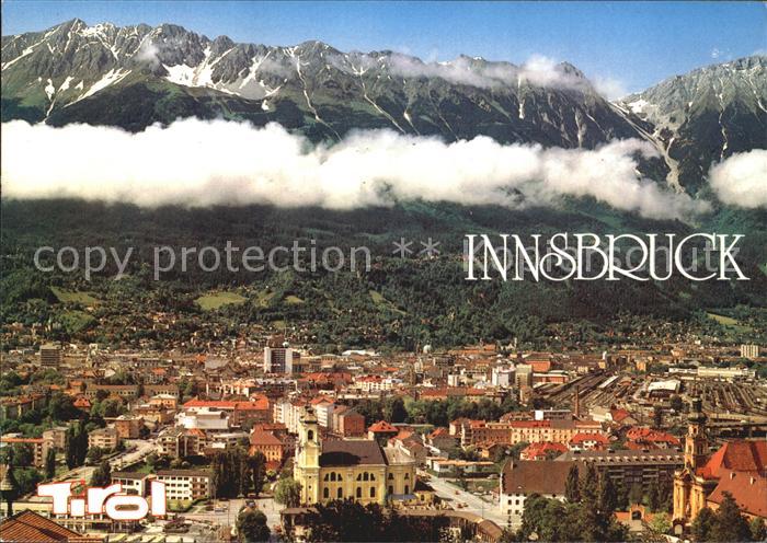 Innsbruck Alpenstadt Basilika Stift Wilten Nordkette