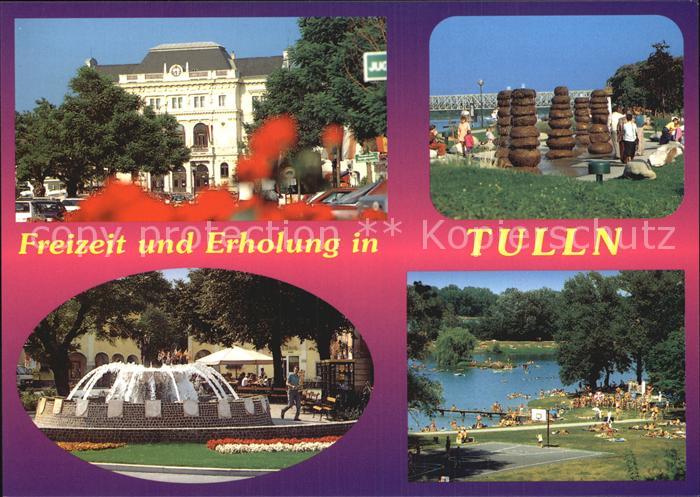 Tulln Donau Bezirkshauptmannschaft Donaubrunnen Bezirksbrunnen Aubad