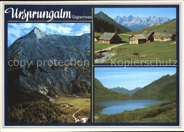 Schladming Obersteiermark Ursprungalm Giglachsee Steirische Kalks
