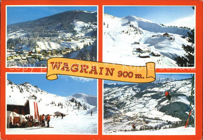 Wagrain Salzburg Sesselbahn Skigebiet