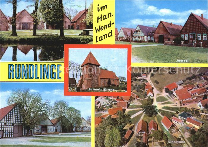 Luechow-Dannenberg Rundlinge Jeetzel Satemin Kirche Schreyahn