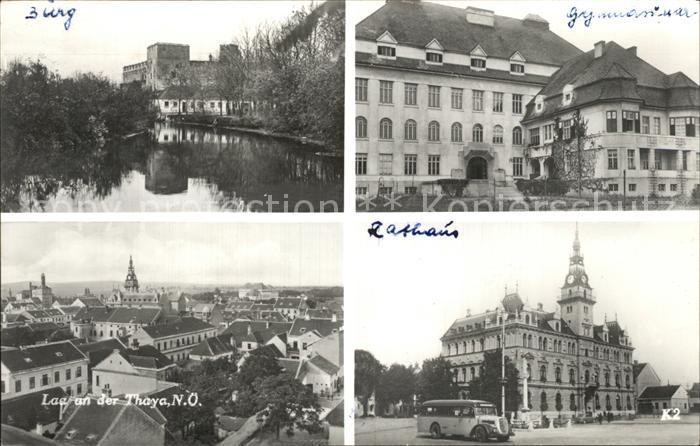 Thaya Lag Burg Gymnasium Rathaus
