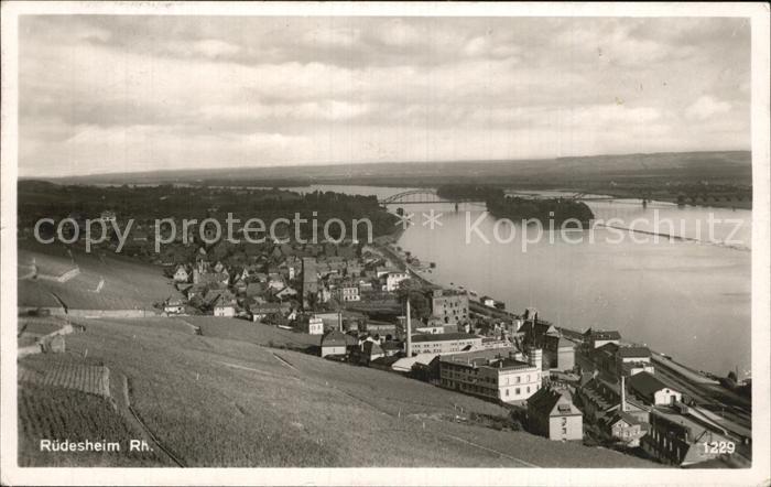 Ruedesheim Rhein Ortsansicht