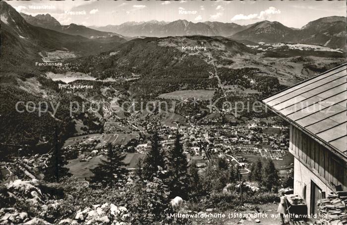 Mittenwald Bayern Mittenwalderhuette