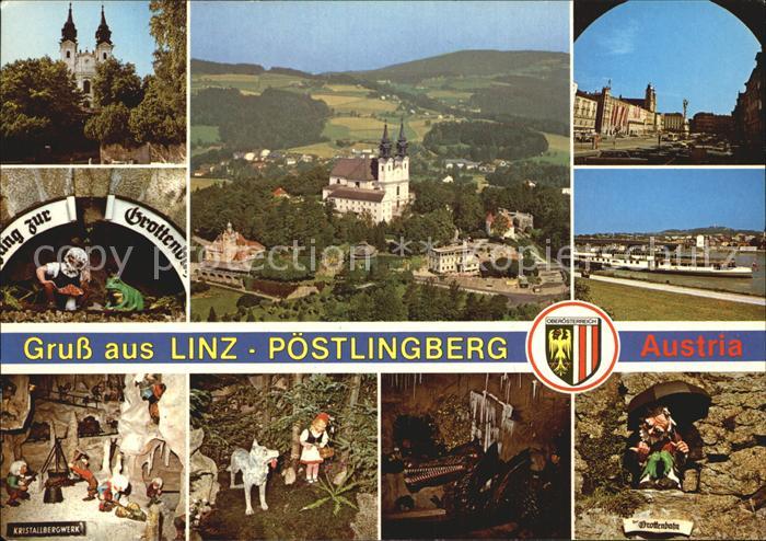 Linz Donau Poestlingberg Kristallbergwerk Grottenbahn Festungsturm Wallfahrtsort