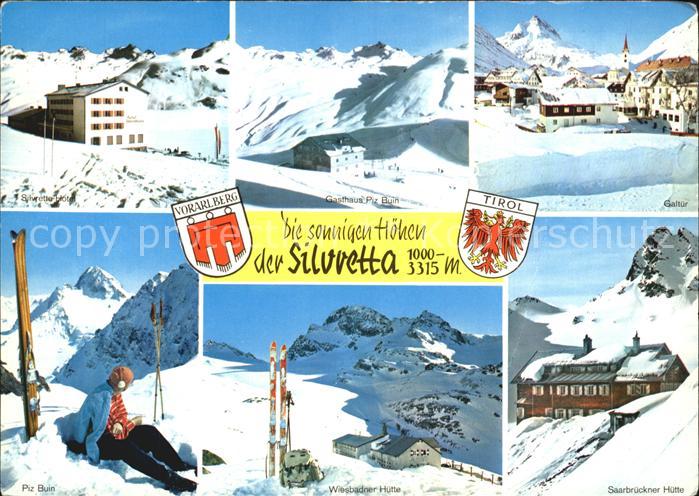 Silvretta-Hochalpenstrasse Vorarlberg Tirol Winter Saarbrueckner Huette Wiesbade