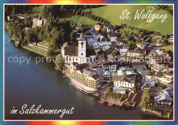 Wolfgang Salzkammergut St Salzkammergut Wallfahrtskirche Weissen Roessl Luftaufn