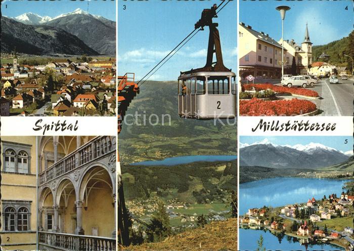 Spittal Drau Millstaettersee Goldeckbahn Arcadenhof Schloss Porcia