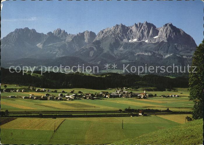 Oberndorf Tirol Panorama Wilder Kaiser