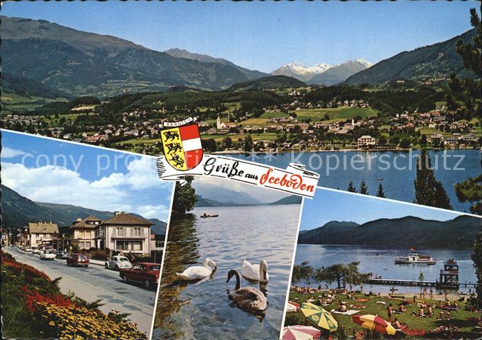 Seeboden Millstaettersee Panorama See Strand