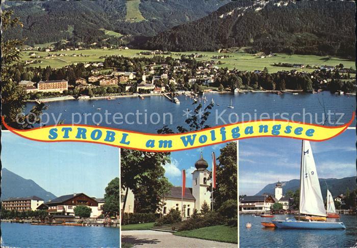 Strobl Wolfgangsee Salzkammergut Kirche Panorama